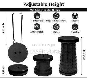 Quality Portable Retractable Stool