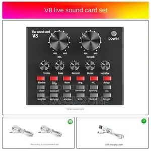 Microphone With Sound Card