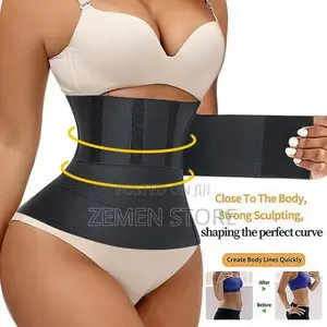 Photo - ቦርጭ የሚሰበስብ ስብ የሚያቃጥል Waist Training Corset Adjustable Wrap