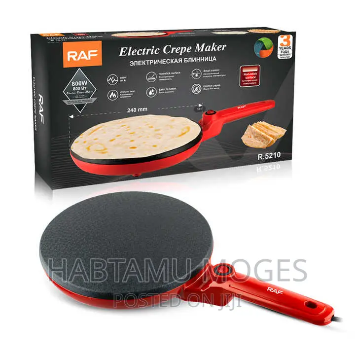 Automatic Non-Stick Pancake Crepe Machine Maker