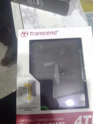 Photo - Transcend External Hard Disk 4tb New