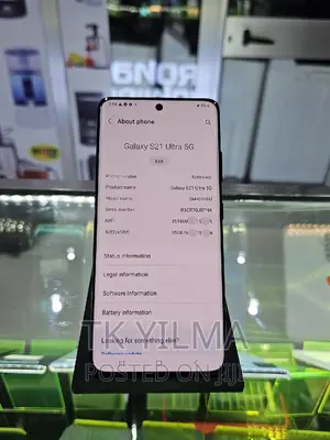 New Samsung Galaxy S21 Ultra 5G 128 GB Black