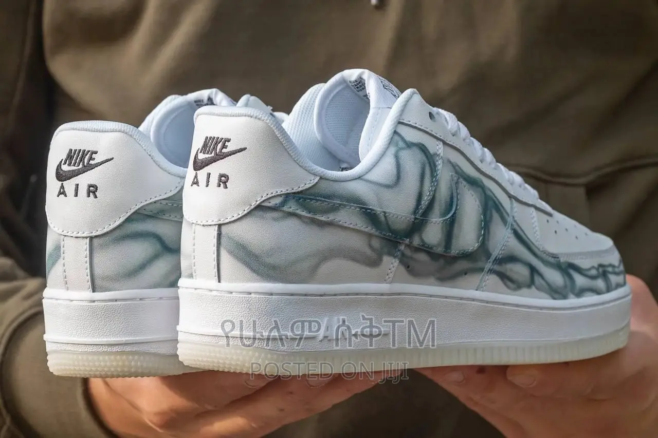 Original Nike Air Force 1 Skeleton QS Shoes