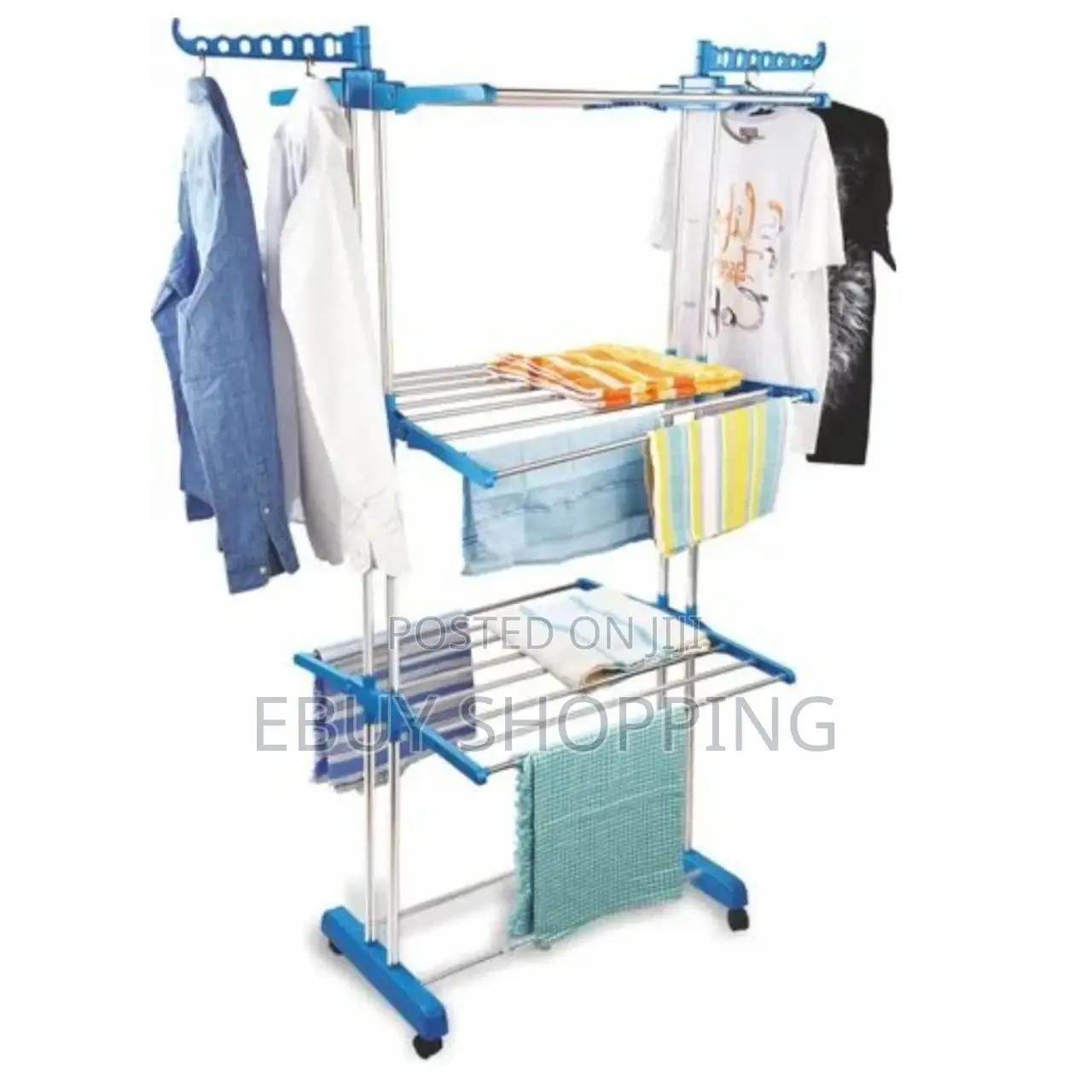 All-Season Clothes Airer – Summer Winter Drying Solution