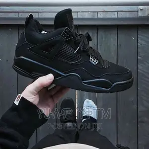 Original Air Jordan 4 Retro ‘Black Cat’ Shoes