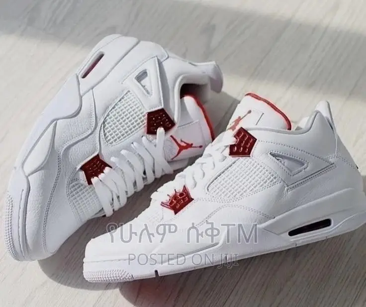 Original Air Jordan 4 Retro ‘Metallic Red’ Shoes