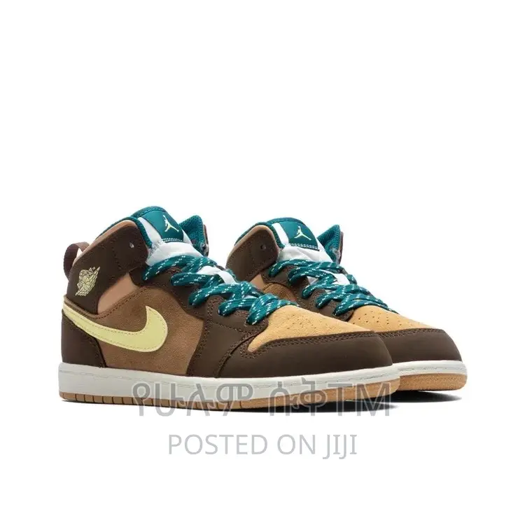 Original Air Jordan 1 Mid Cacao Wow Shoe