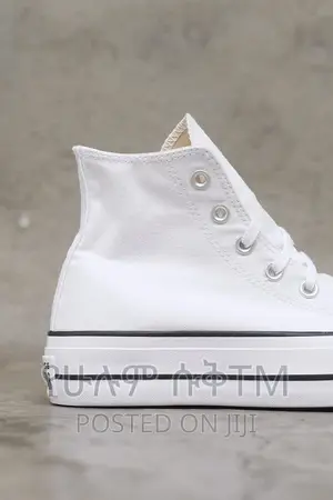 Original Converse All Star Platform’Triple White’ Shoes