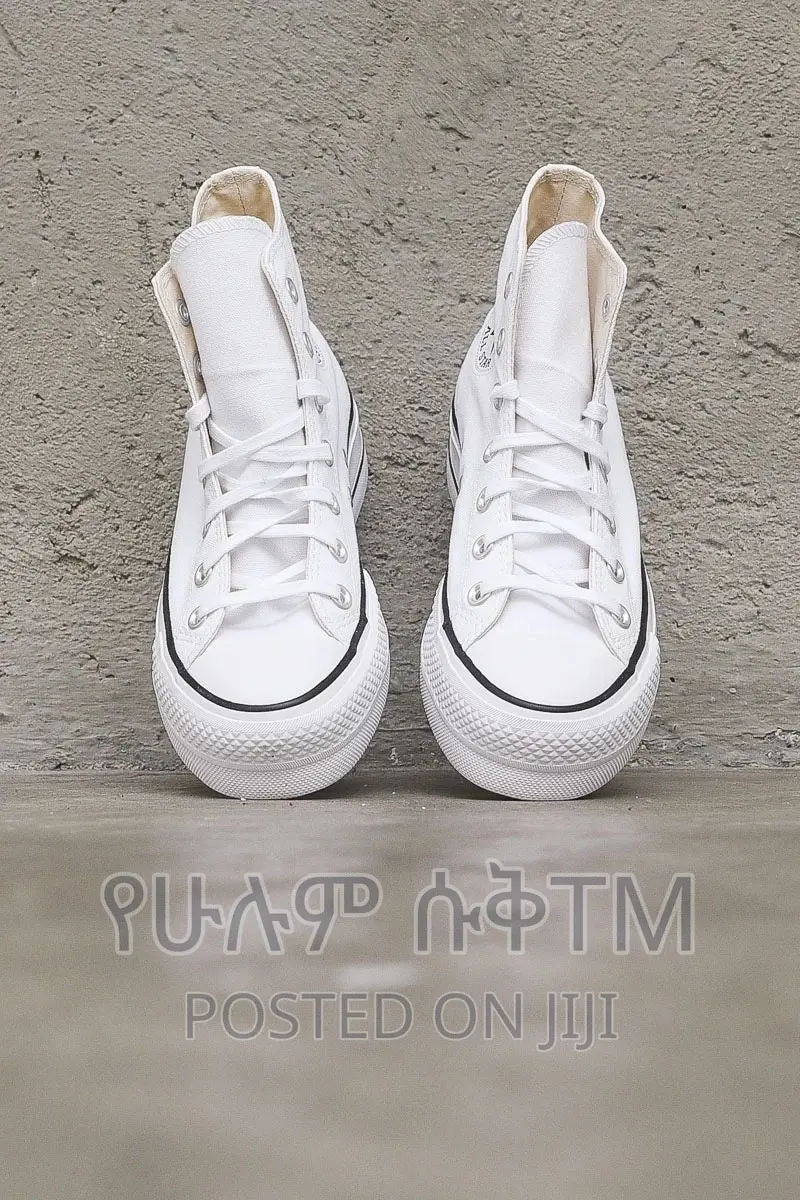 Original Converse All Star Platform’Triple White’ Shoes