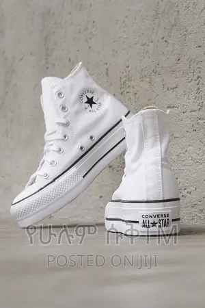 Original Converse All Star Platform’Triple White’ Shoes