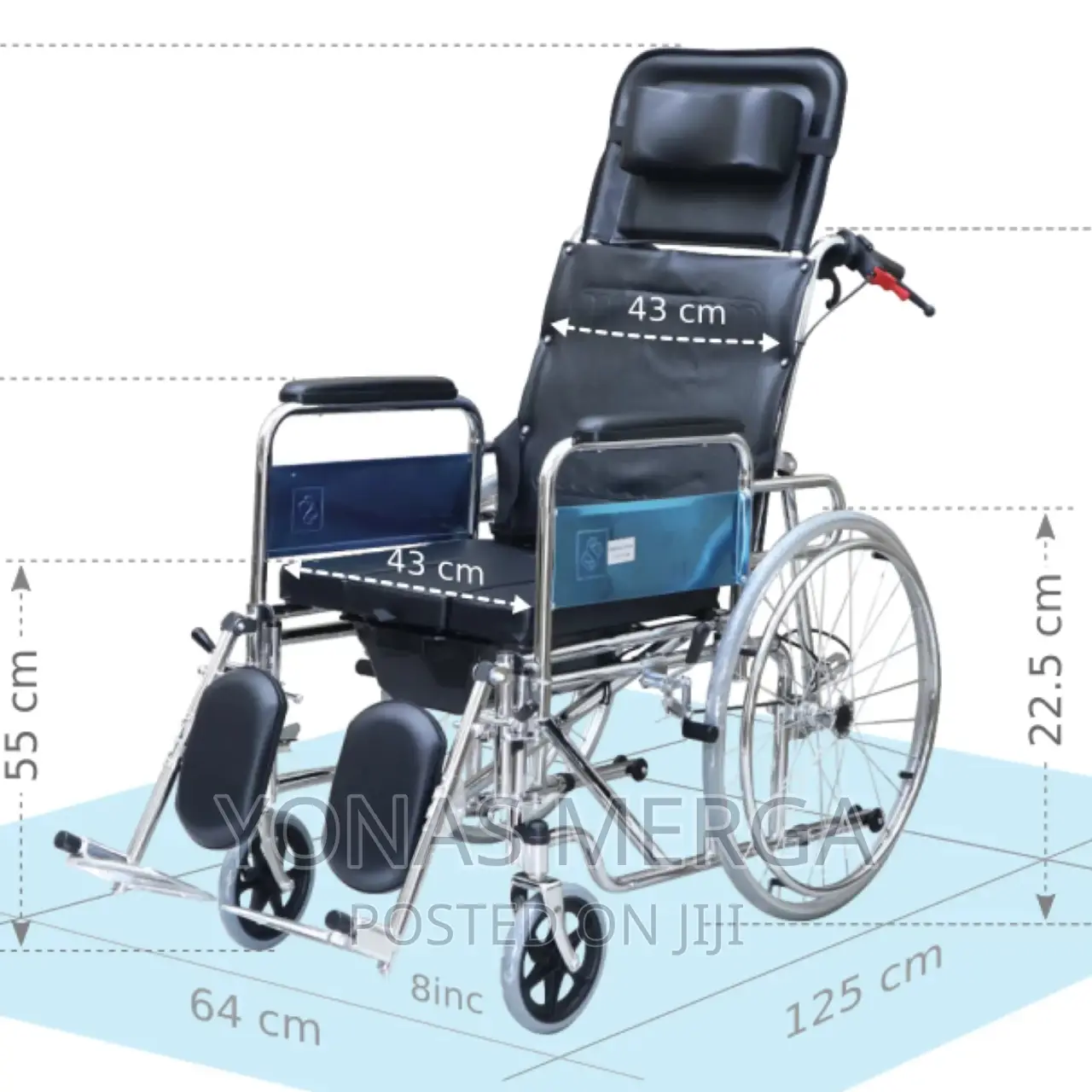 Popo Elderly Wheelchair Multi-Function Comforyou Lightweight