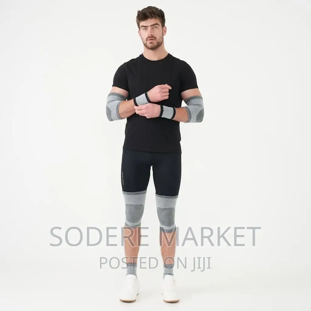 8pcs Bamboo Charcoal Fitness Protective Gear Set
