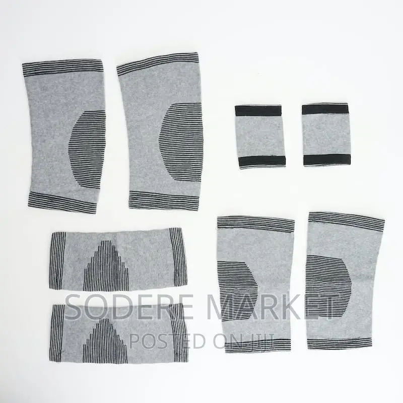 8pcs Bamboo Charcoal Fitness Protective Gear Set