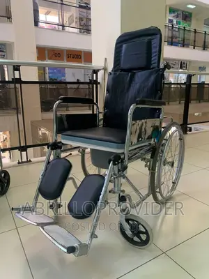 እግሩ ከፍ ዝቅ የሚል Reclining Wheelchair_commode Wheelchair_second