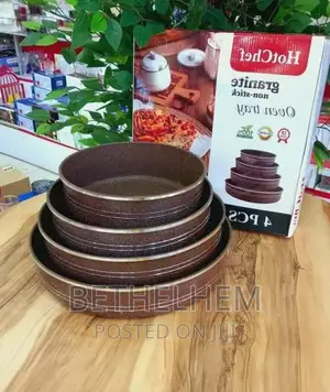 Photo - 4pcs Hotchef Granite Non Stick Oven Tray