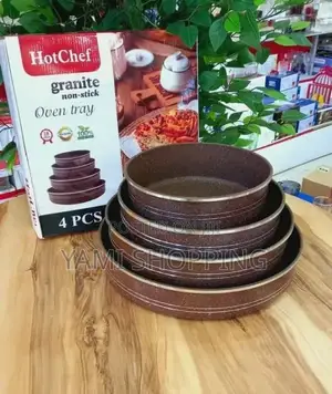 Photo -  4pcs Hotchef Granite Non-Stick Oven Tray