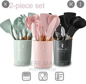 12pcs Silcone Kitchen Utensils Set