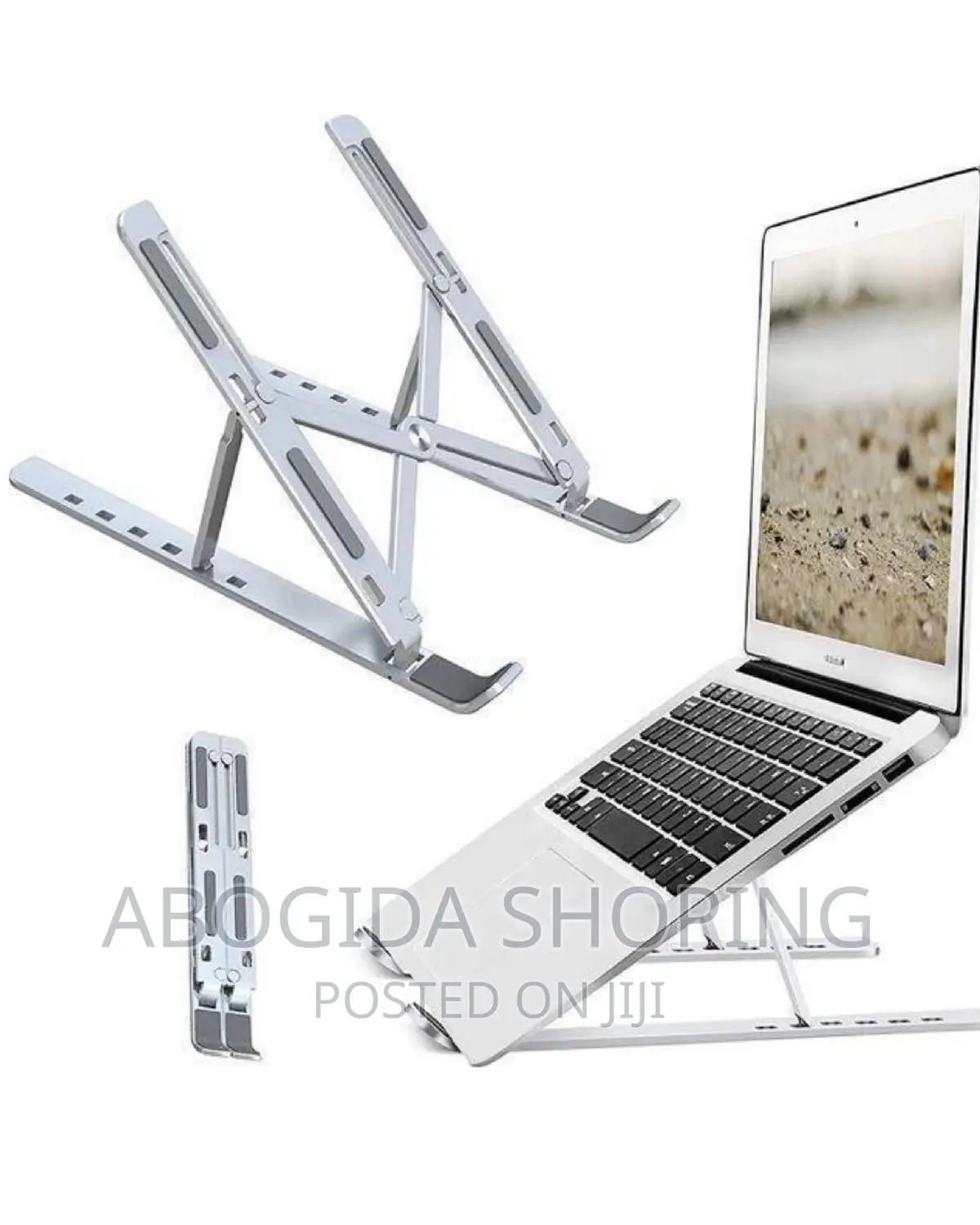 Foldable Height Adjustable Metal Frame Laptop Stand