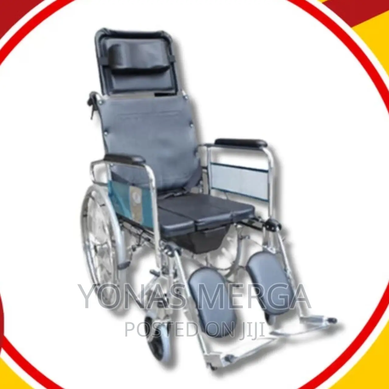 Toilet Wheelchair Bed TRJZ-Maxj Folding Reclining Wheelchair