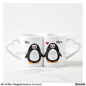 Couple Heart Shaped Mug