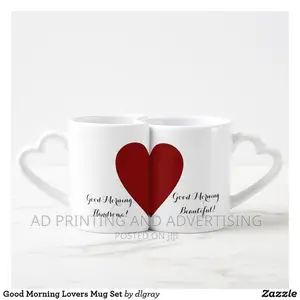 Couple Heart Shaped Mug