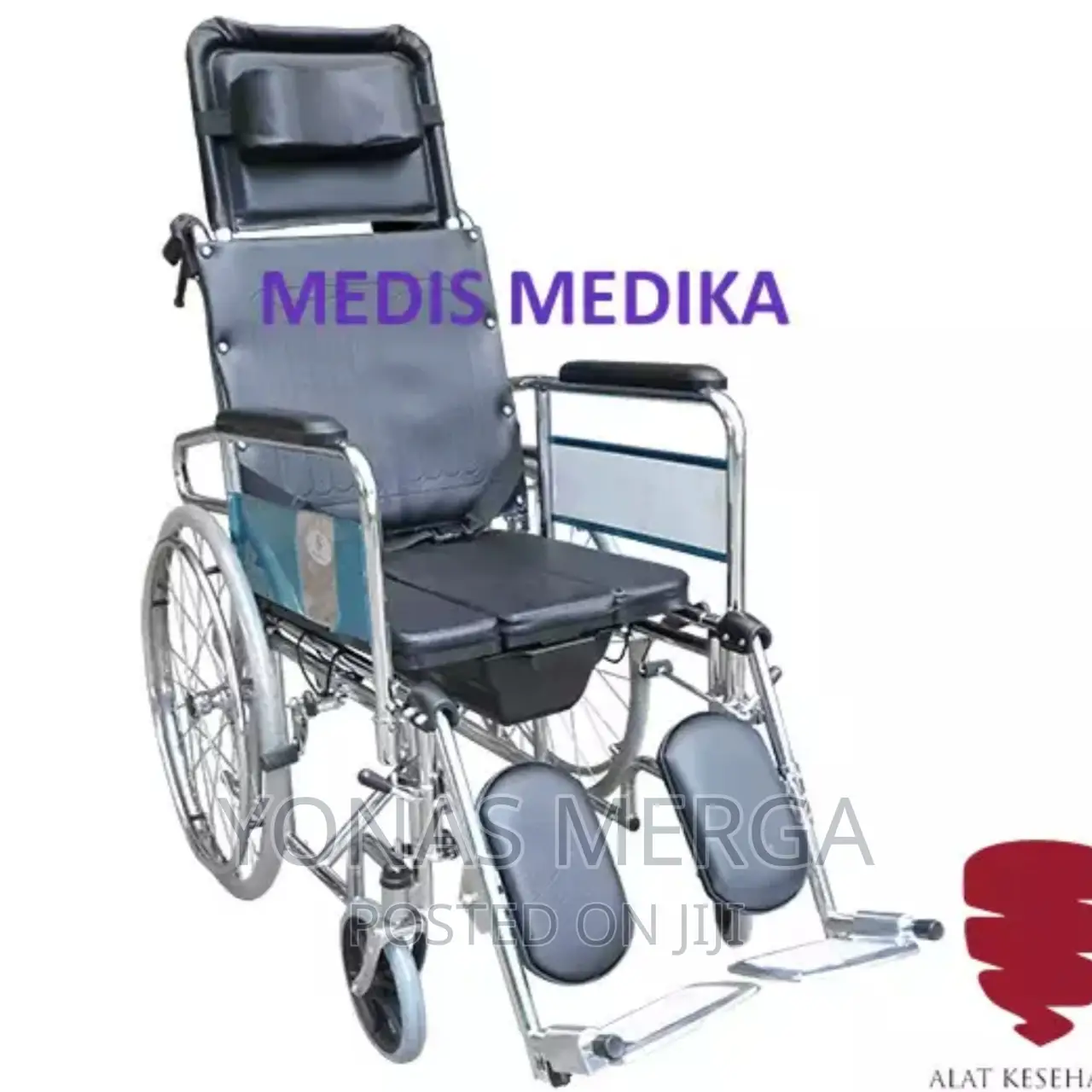 Toilet Bed Wheelchair SENWEI 180° Fully Reclining Wheelchair
