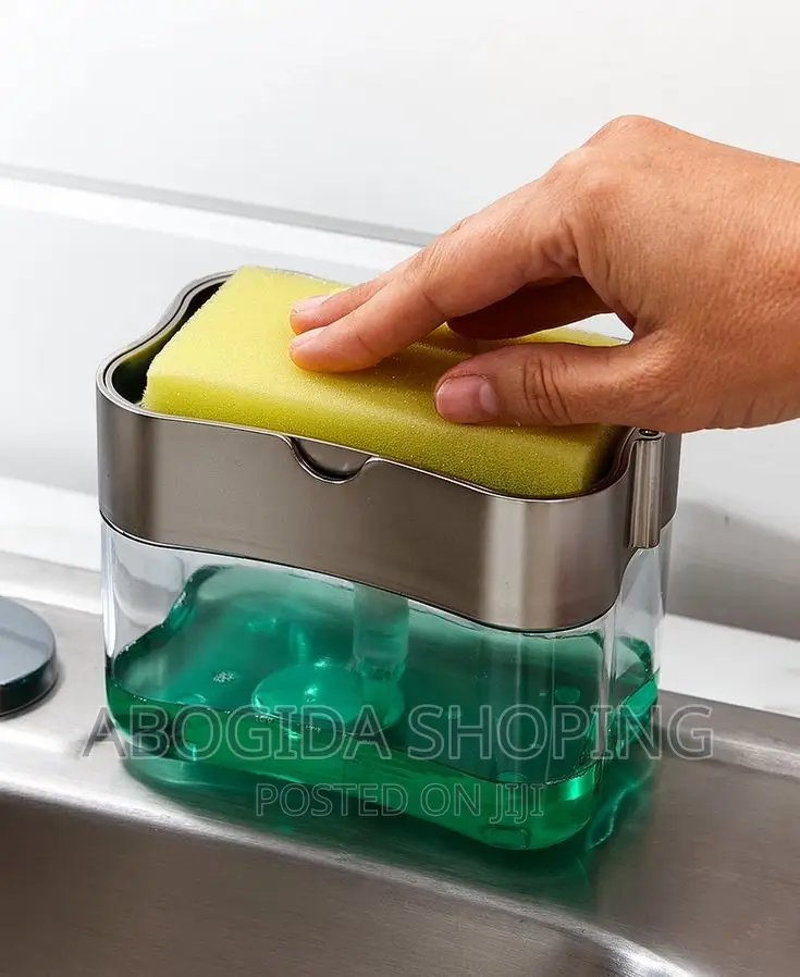 Soap Pump Dispenser With Sponge