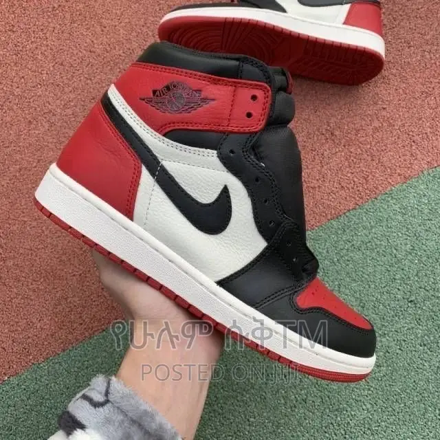 Original Air Jordan 1 High OG ‘ Reverse Bred ‘ Kids Shoes