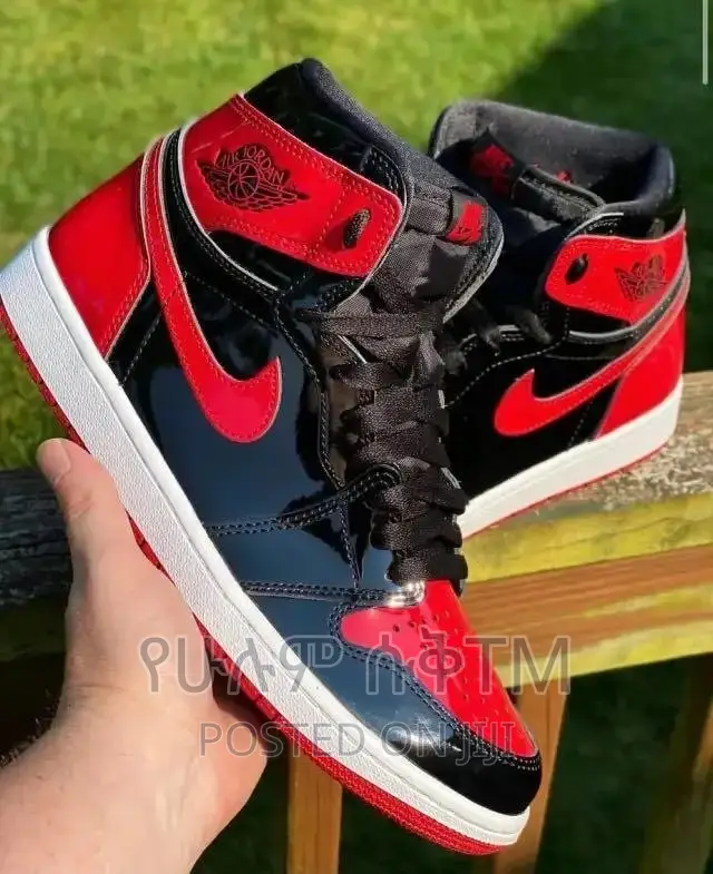 Original Air Jordan 1 High Og ‘ Patent Bred ‘ Shoes