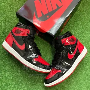 Original Air Jordan 1 High Og ‘ Patent Bred ‘ Shoes