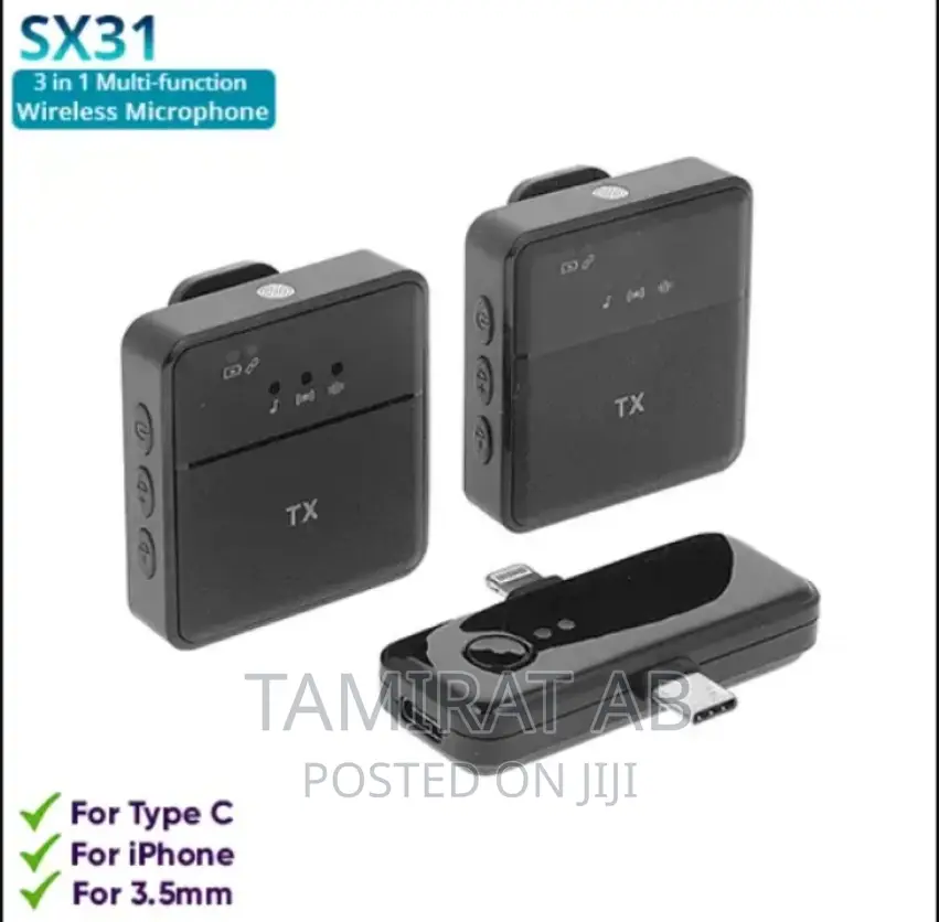 SX31 Noise Reduction Wireless Lavalier Microphone