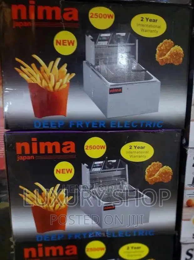 Nima Deep Fryer Electric// ኒማ የችብስ, የሳምቡሳ እና የኩኪስ መጥበሻ