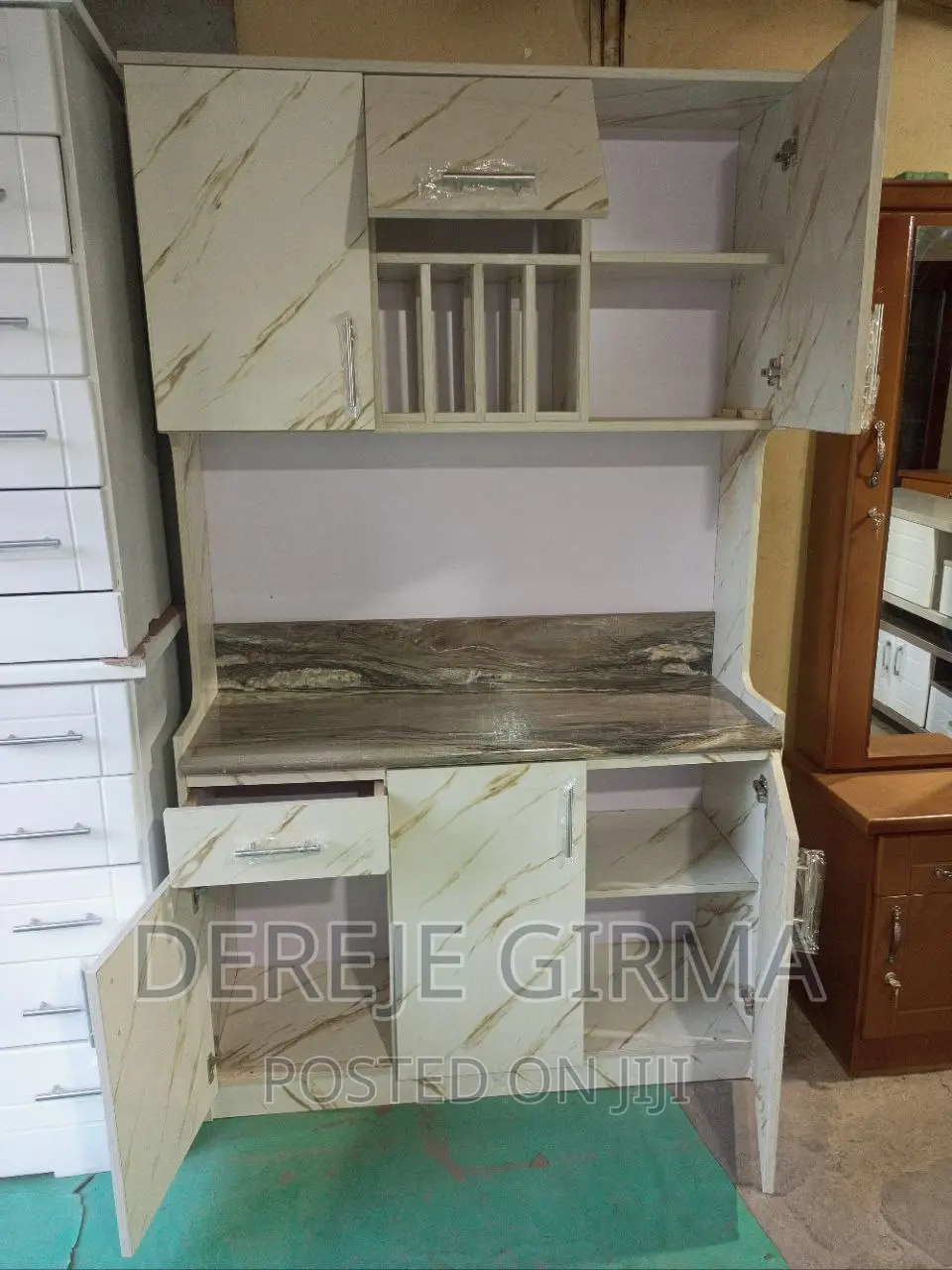 1,20cm ላምኔት ኪችን ካብኔት