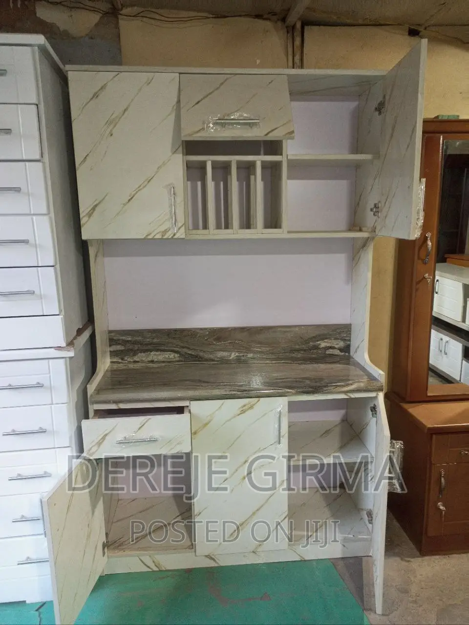 1,20cm ላምኔት ኪችን ካብኔት