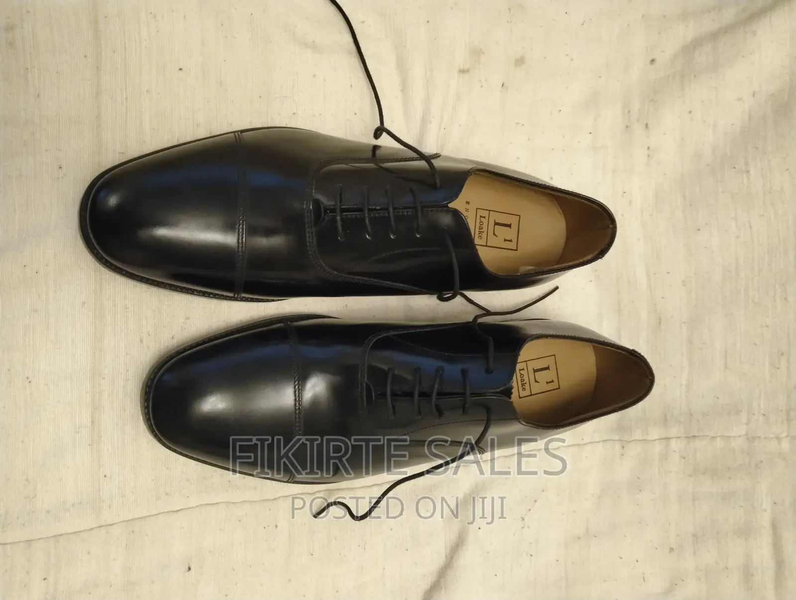 Loake L1 Leather Oxford Toecap Style Shoe - Uk 9.5 / Eu 44