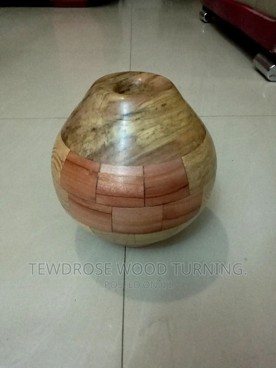 Very Beautiful and Cool Wood Flower Pot.
