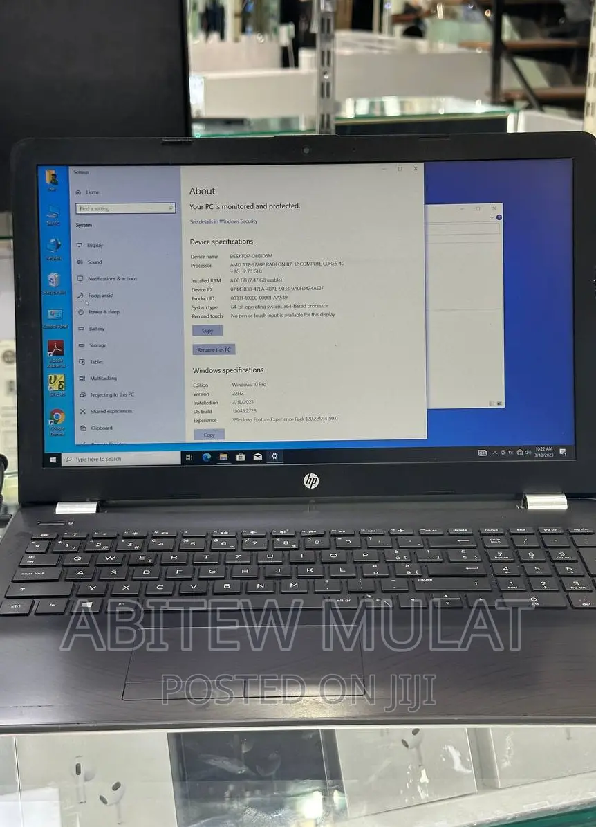 New Laptop HP Stream Notebook 8GB AMD A10 SSHD (Hybrid) 256GB