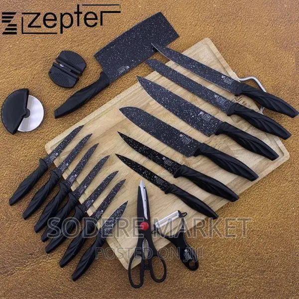 Stainless Steel 
18pcs Knife Set
