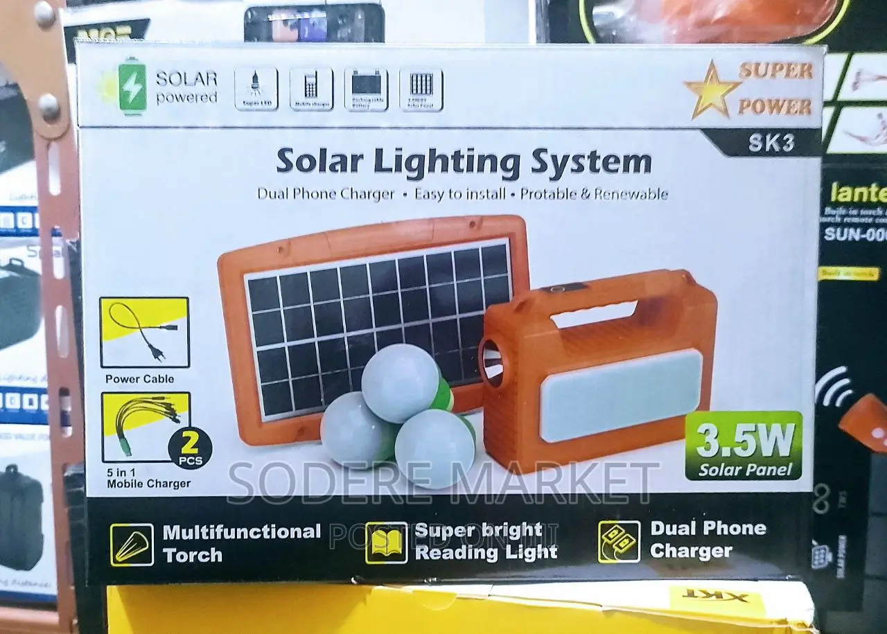 Super Power
Solar Lighting System