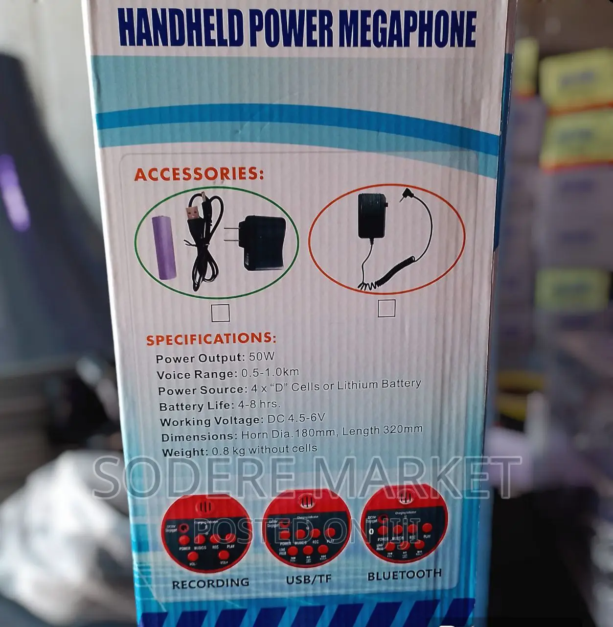 Handheld Power Megaphone