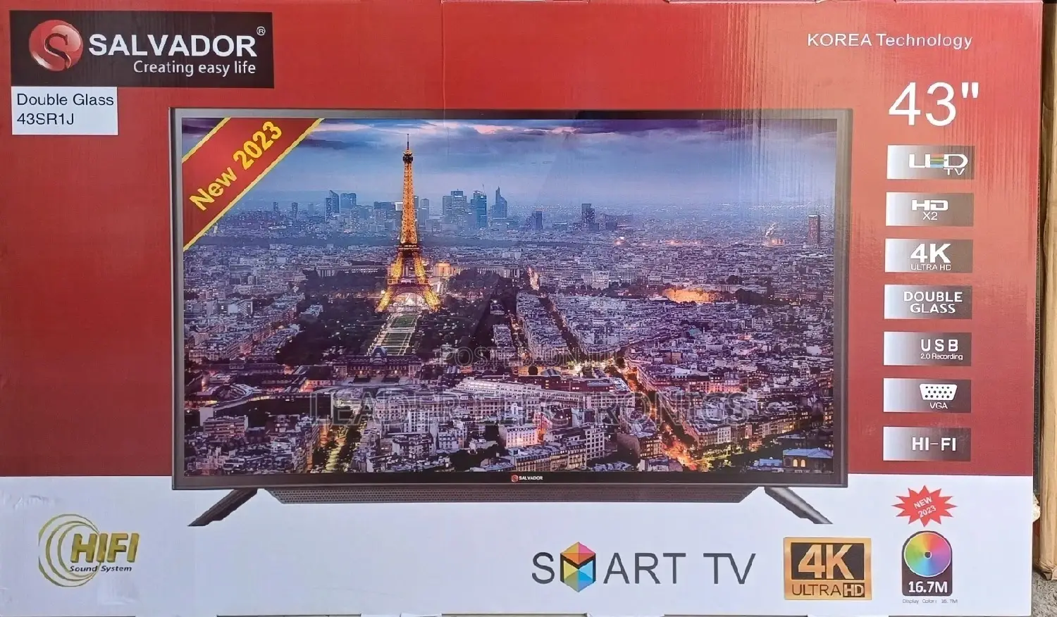 Salvador Tv 43 Inch Smart Android New 2025