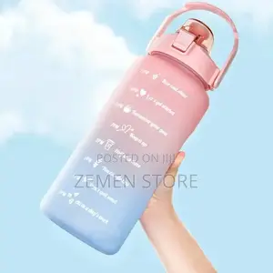 Motivational Design 3in1 Colorful Water Bottle