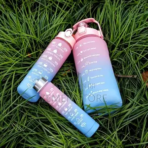 Motivational Design 3in1 Colorful Water Bottle