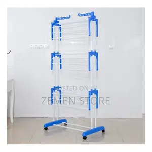 ቦታ ቆጣቢ እስከ 40kg መሸከም ሚችል የልብስ Three Layers of Clothes Hanger