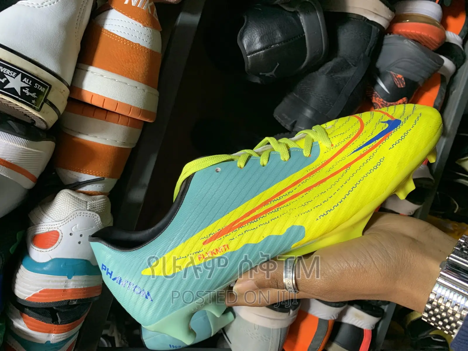 Original Nike Phantom Flyknit Football Cleats Taketa Shoes