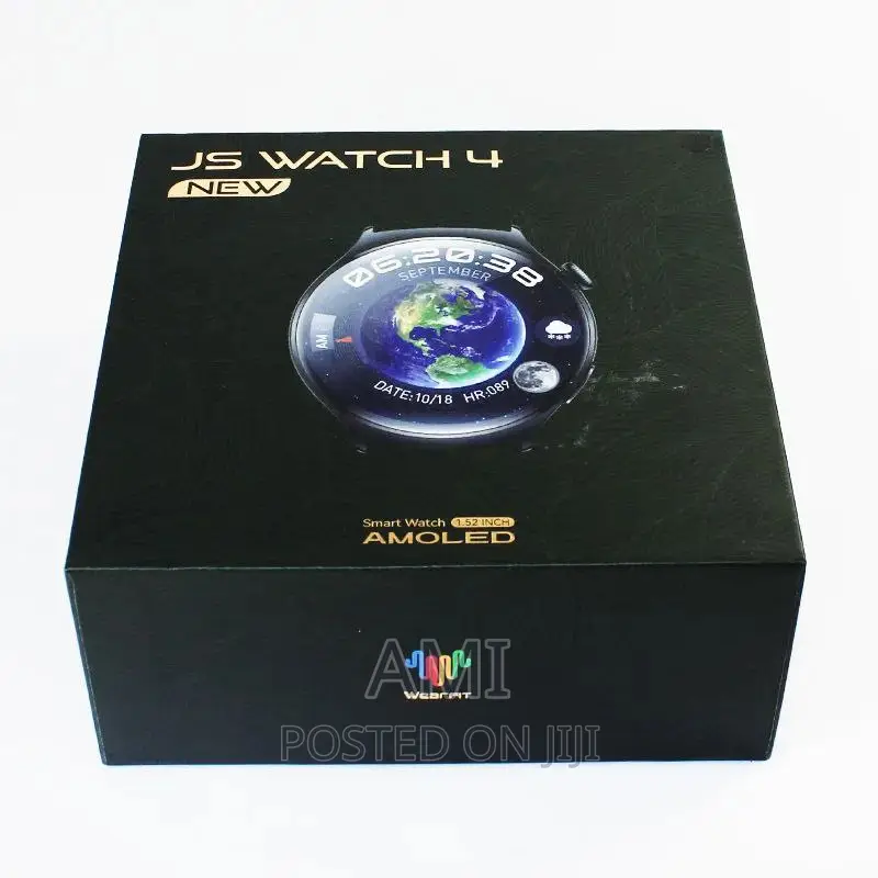 Js Watch4 Smart Watch 1.52" Amoled HD Screen Compass NFC