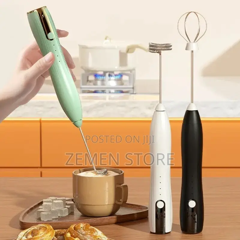 Original 2in1 Electric Mixer Rechargeable Milk Frother