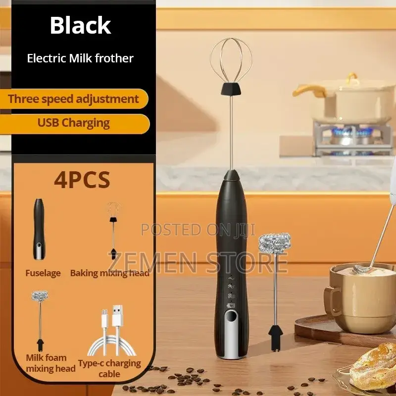 Original 2in1 Electric Mixer Rechargeable Milk Frother