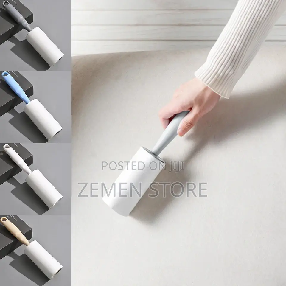 2 ተቀያሪ ስቲከር ያለው ልብስ ማፅጂያ Dust Roller Sticker