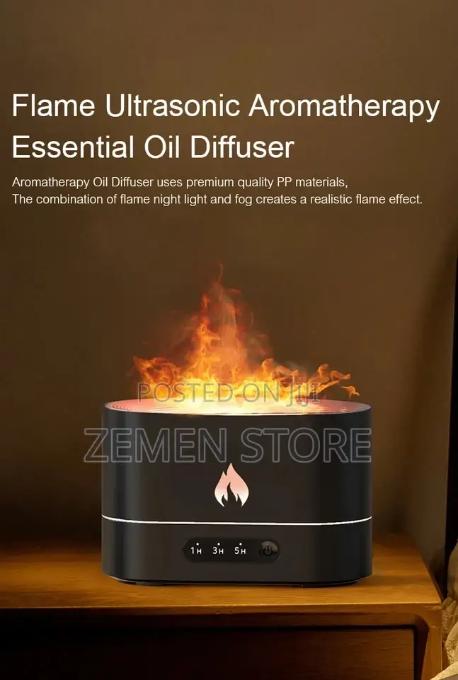 Humidifier With Remote Control Flame Effect Original Quality